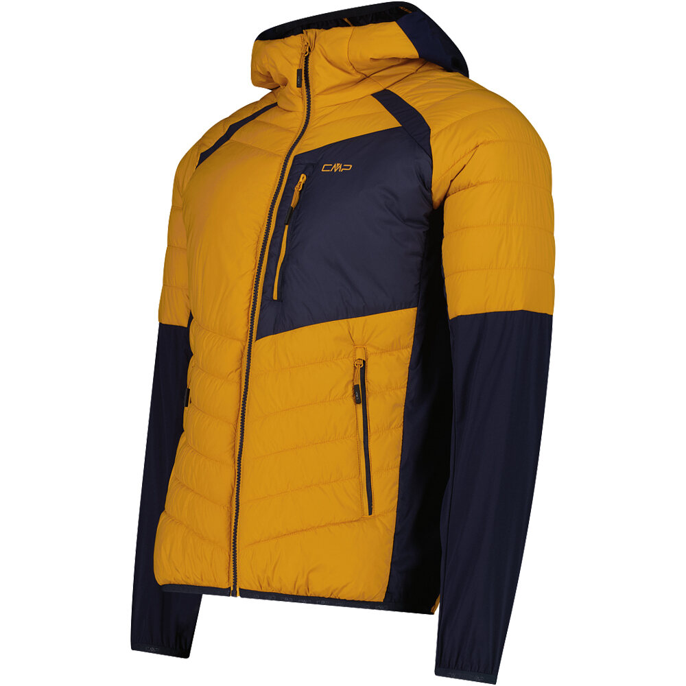 Cmp chaqueta outdoor hombre MAN JACKET HYBRID FIX HOOD vista detalle