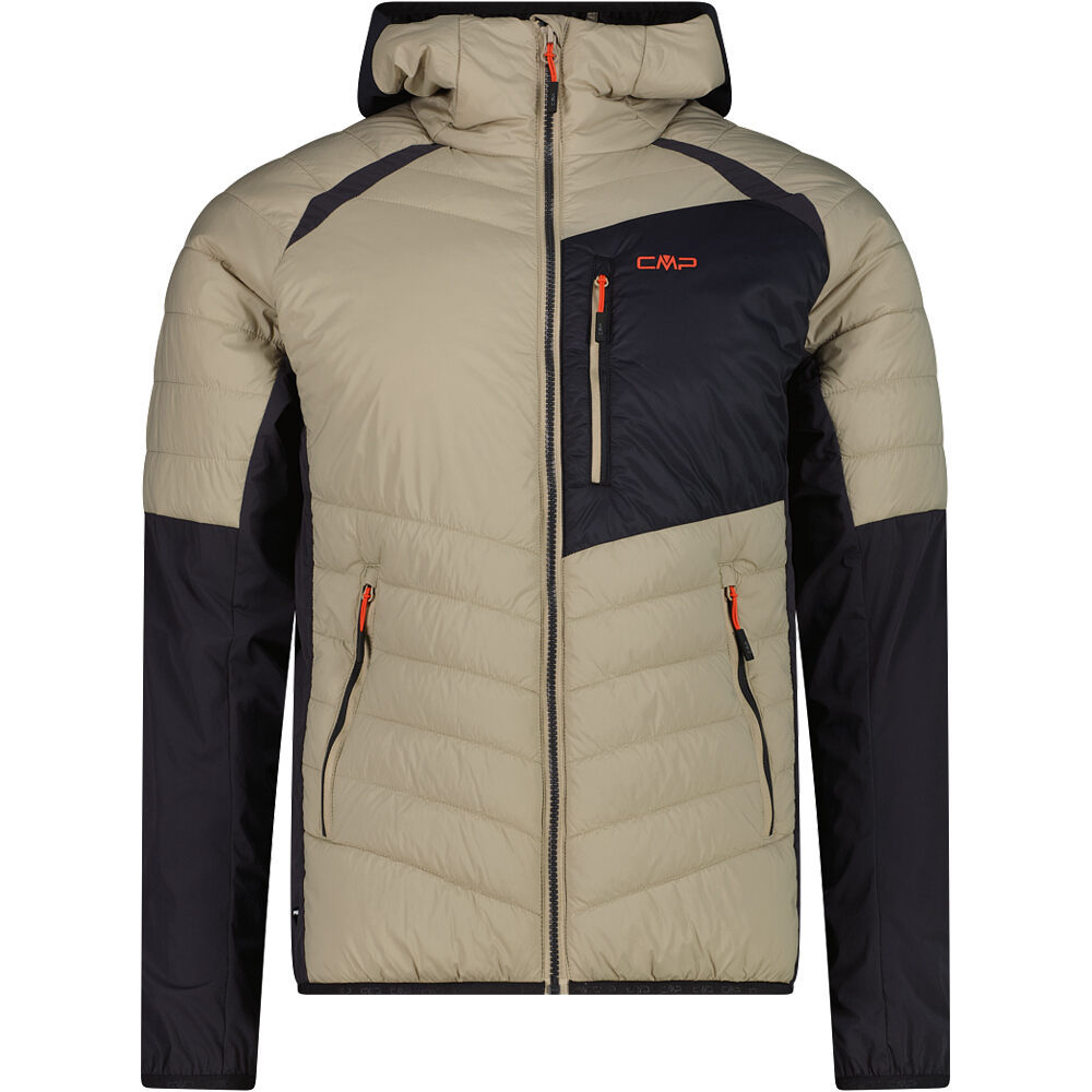 Cmp chaqueta outdoor hombre MAN JACKET HYBRID FIX HOOD vista frontal