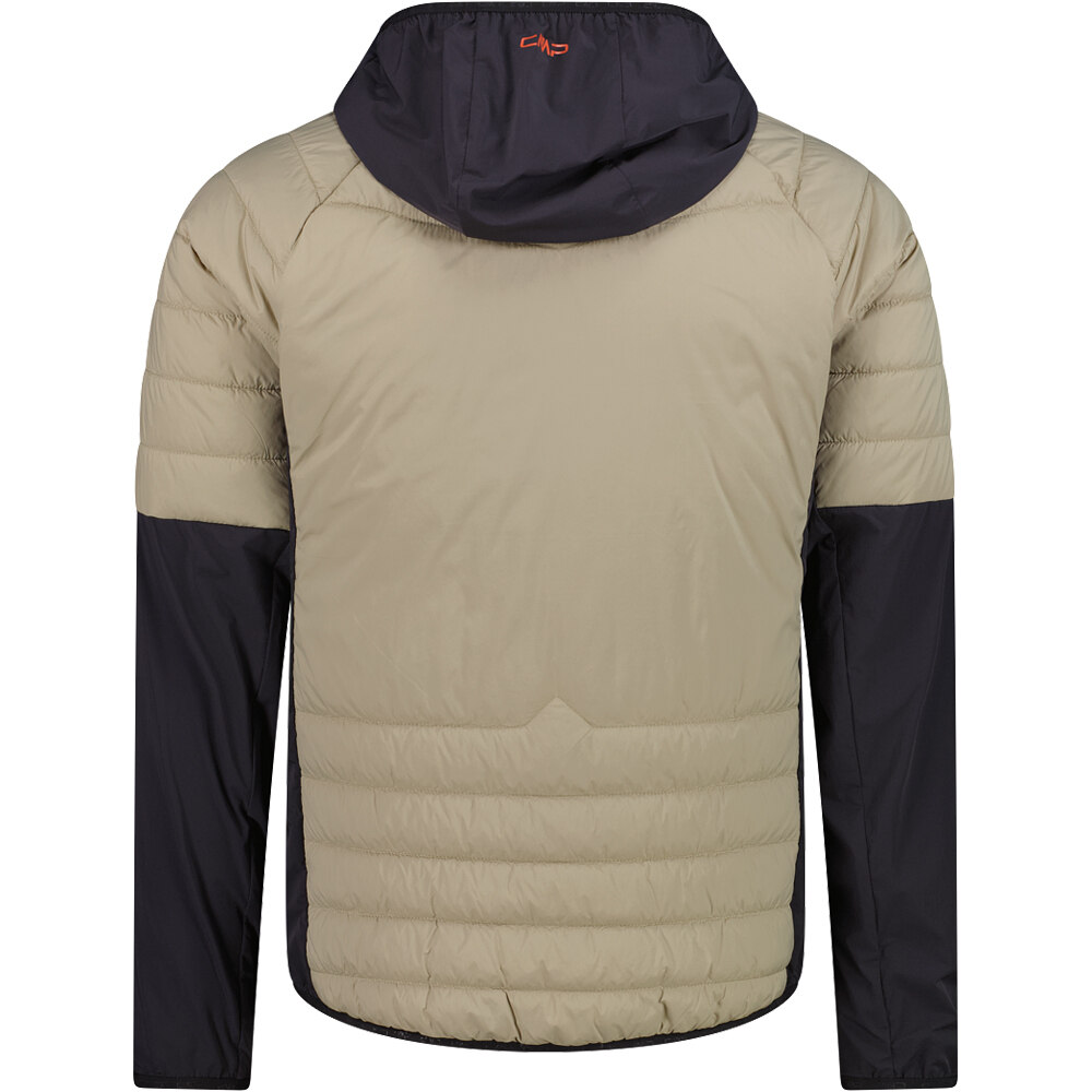 Cmp chaqueta outdoor hombre MAN JACKET HYBRID FIX HOOD vista trasera