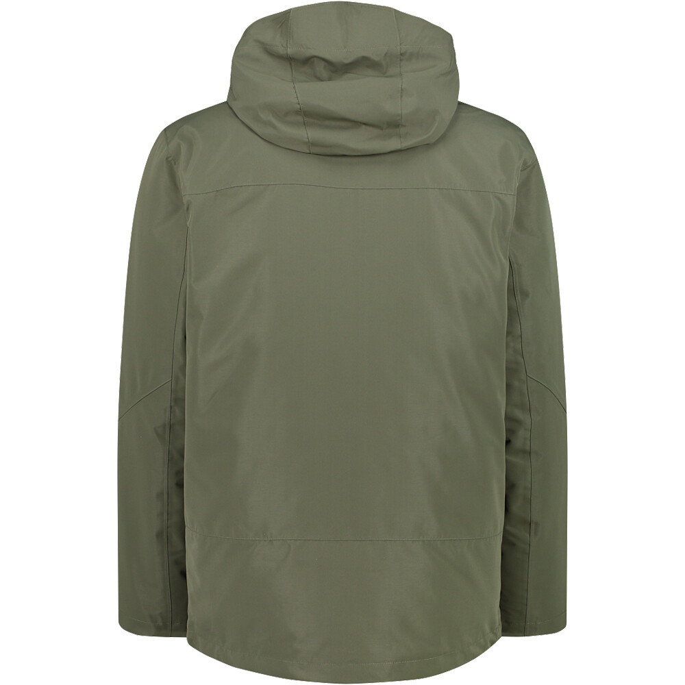 Cmp chaqueta outdoor hombre MAN JACKET ZIP HOOD DETACHABLE INN.JACKET vista trasera
