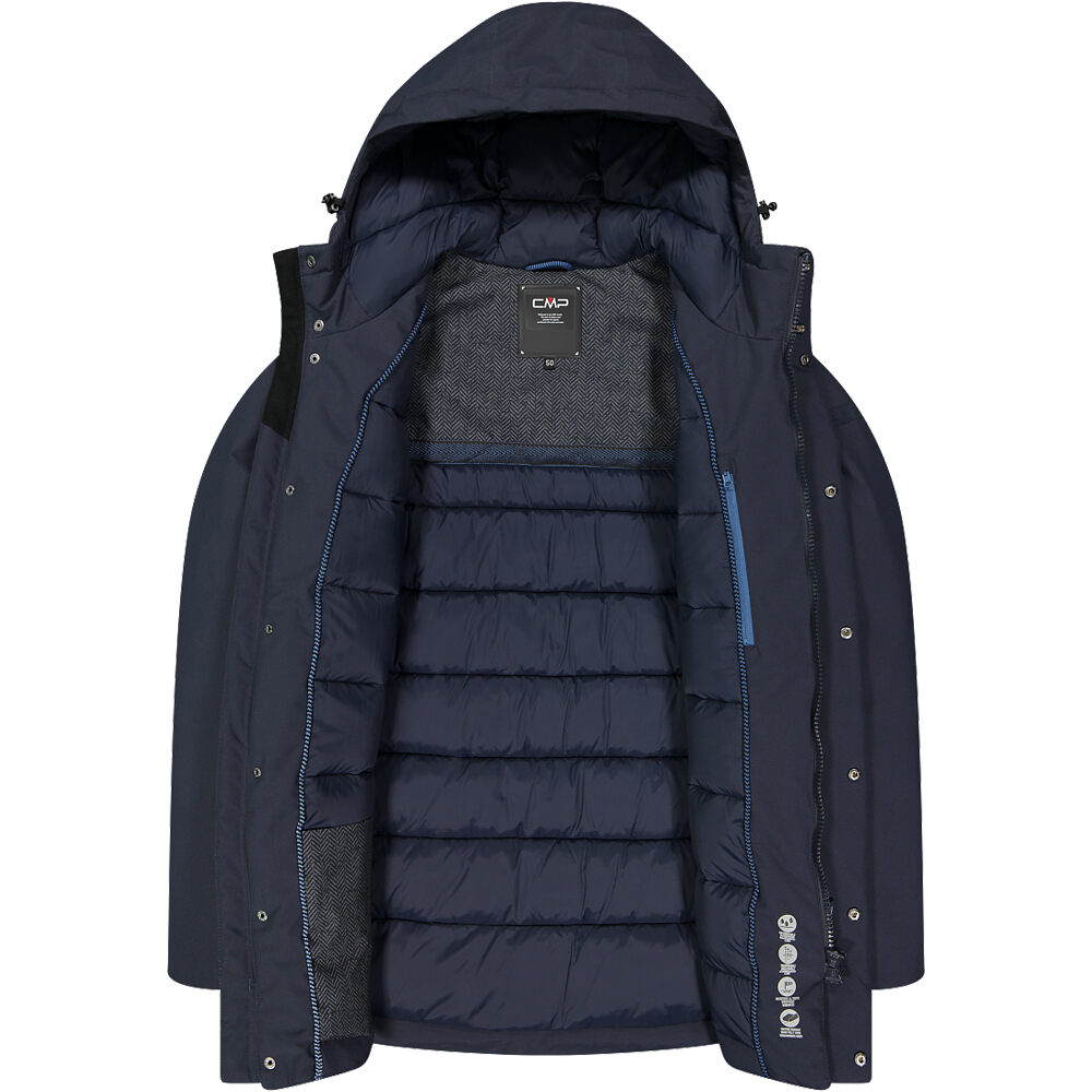 Cmp chaqueta outdoor hombre MAN LONG JACKET FIX HOOD 03