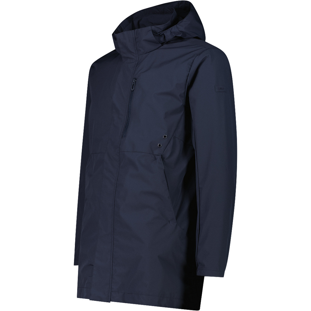 Cmp chaqueta outdoor hombre MAN LONG JACKET ZIP HOOD vista detalle