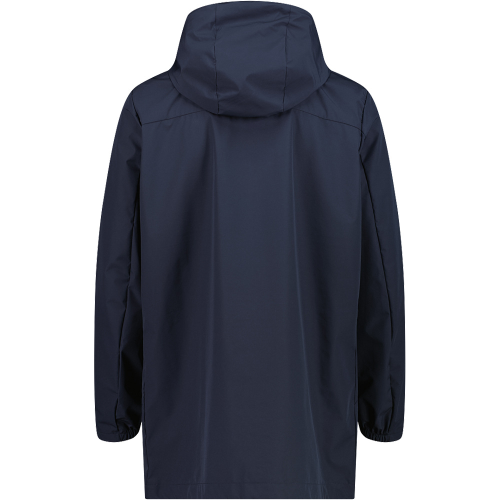 Cmp chaqueta outdoor hombre MAN LONG JACKET ZIP HOOD vista trasera