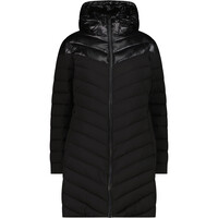 WOMAN COAT SNAPS HOOD