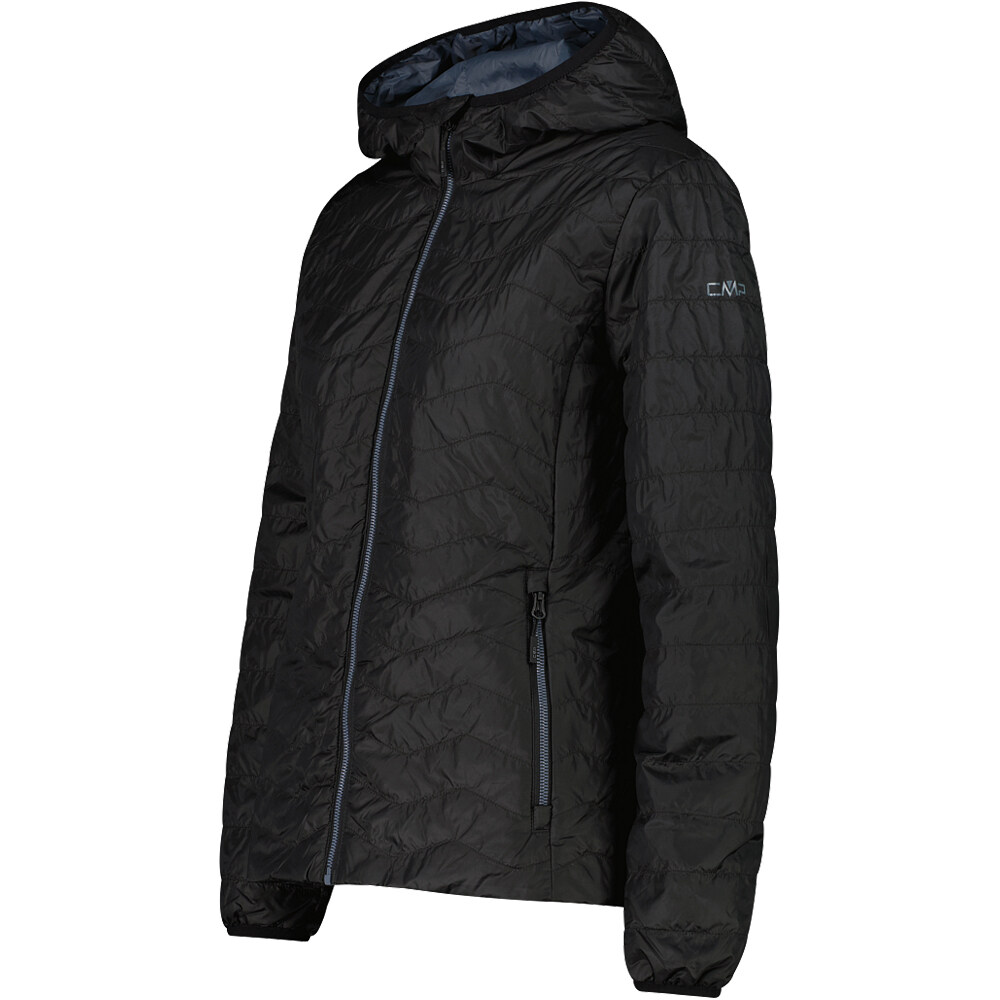 Cmp chaqueta outdoor mujer WOMAN JACKET FIX HOOD vista detalle