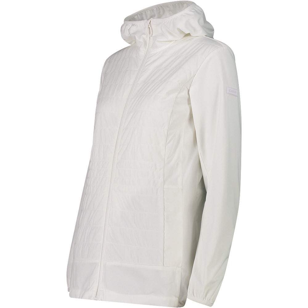 Cmp chaqueta outdoor mujer WOMAN JACKET FIX HOOD vista detalle