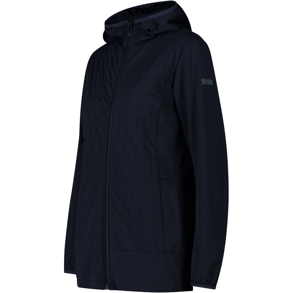 Cmp chaqueta outdoor mujer WOMAN JACKET FIX HOOD vista detalle