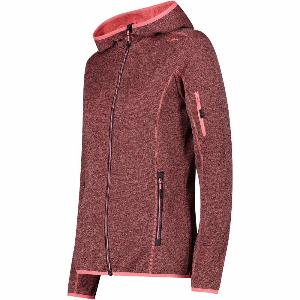 Cmp chaqueta outdoor mujer WOMAN JACKET FIX HOOD vista detalle