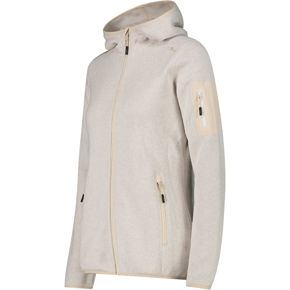 Cmp chaqueta outdoor mujer WOMAN JACKET FIX HOOD vista detalle