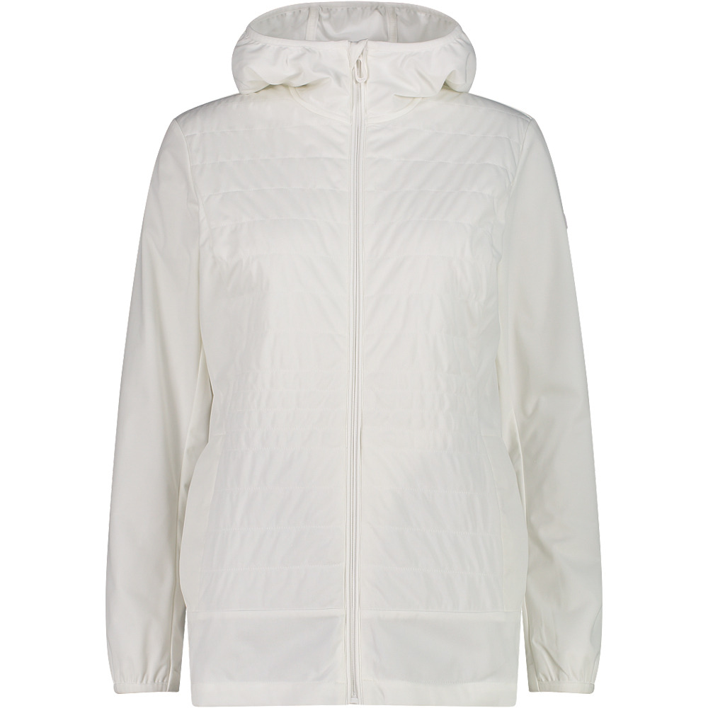 Cmp chaqueta outdoor mujer WOMAN JACKET FIX HOOD vista frontal