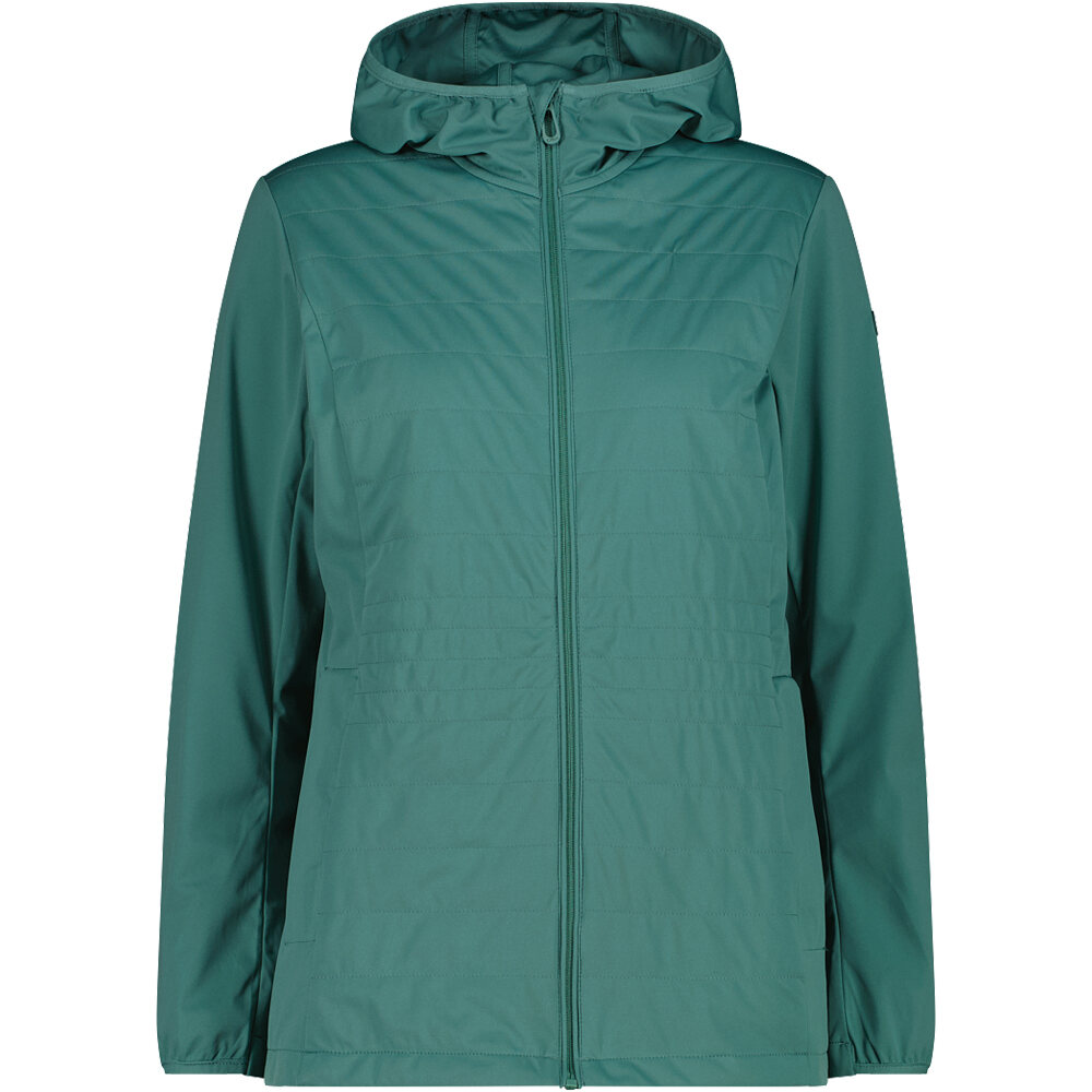Cmp chaqueta outdoor mujer WOMAN JACKET FIX HOOD vista frontal