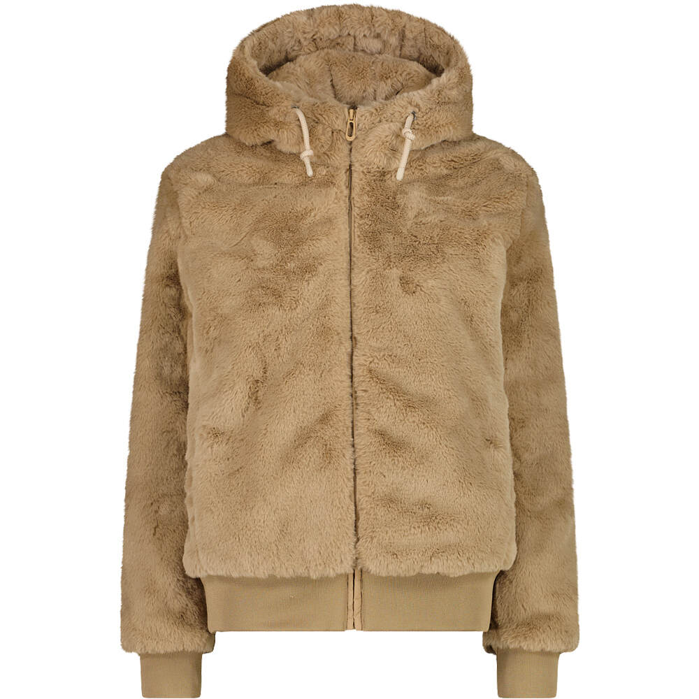 Cmp chaqueta outdoor mujer WOMAN JACKET FIX HOOD vista frontal