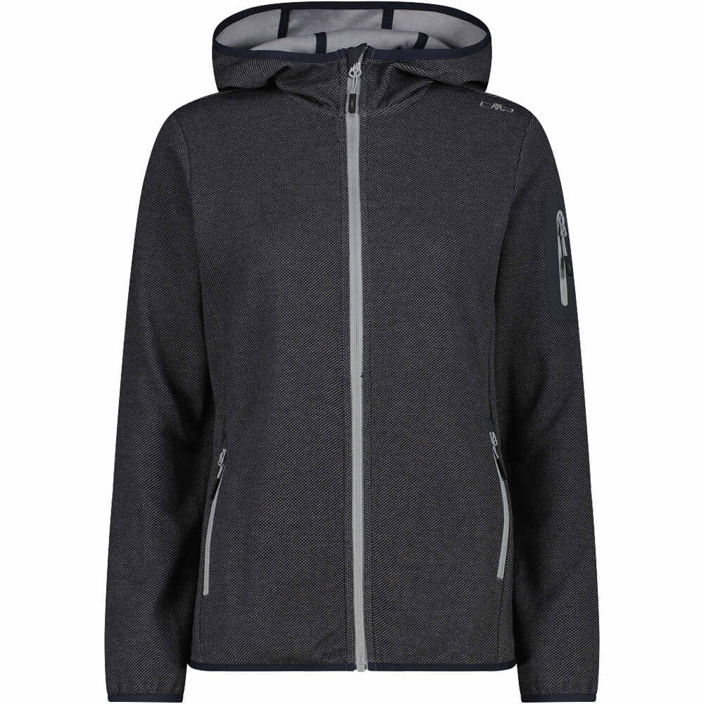 Cmp chaqueta outdoor mujer WOMAN JACKET FIX HOOD vista frontal