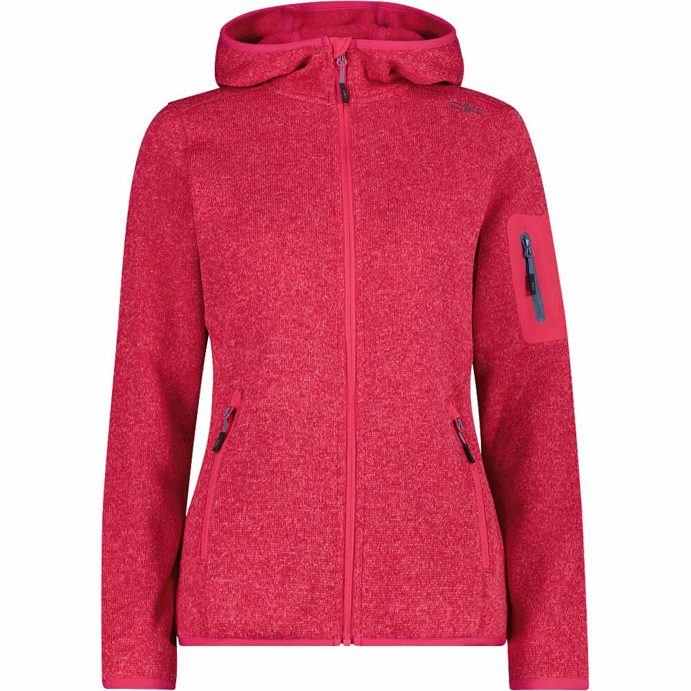 Cmp chaqueta outdoor mujer WOMAN JACKET FIX HOOD vista frontal