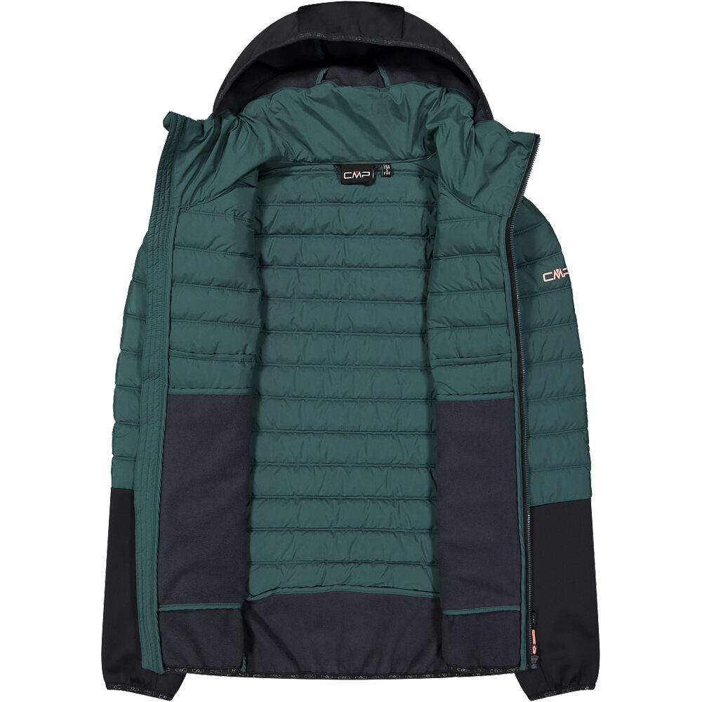 Cmp chaqueta outdoor mujer WOMAN JACKET HYBRID FIX HOOD 03