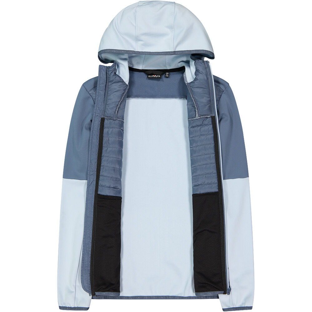 Cmp chaqueta outdoor mujer WOMAN JACKET HYBRID FIX HOOD 03