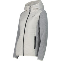 Cmp chaqueta outdoor mujer WOMAN JACKET HYBRID FIX HOOD vista detalle