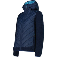 Cmp chaqueta outdoor mujer WOMAN JACKET HYBRID FIX HOOD vista detalle