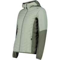 Cmp chaqueta outdoor mujer WOMAN JACKET HYBRID FIX HOOD vista detalle