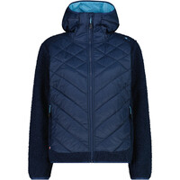 WOMAN JACKET HYBRID FIX HOOD