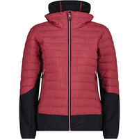 WOMAN JACKET HYBRID FIX HOOD