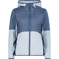WOMAN JACKET HYBRID FIX HOOD