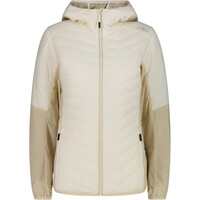 WOMAN JACKET HYBRID FIX HOOD