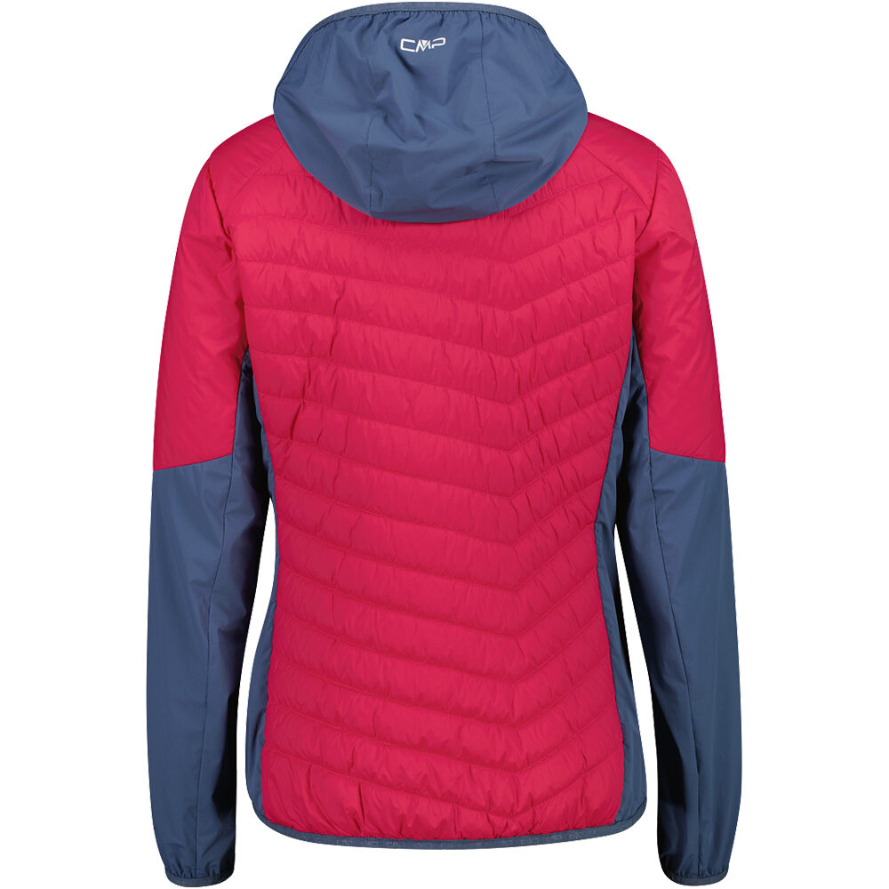 Cmp chaqueta outdoor mujer WOMAN JACKET HYBRID FIX HOOD vista trasera