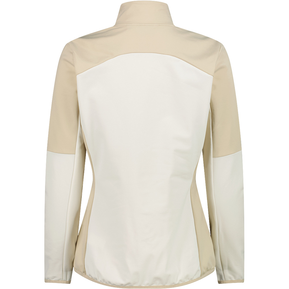 Cmp chaqueta outdoor mujer WOMAN JACKET HYBRID vista trasera