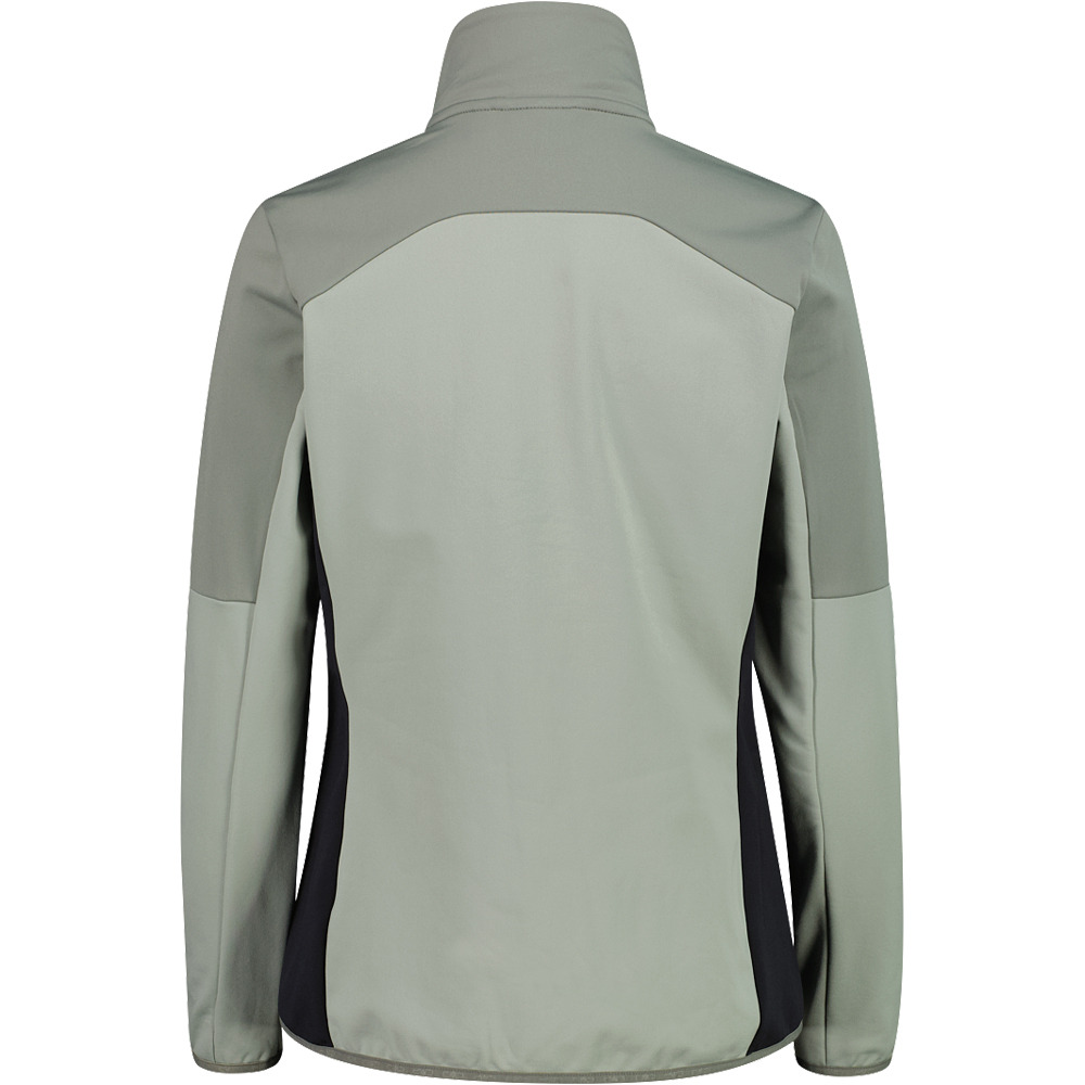 Cmp chaqueta outdoor mujer WOMAN JACKET HYBRID vista trasera