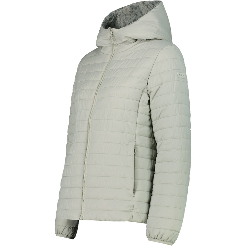 Cmp chaqueta outdoor mujer WOMAN JACKET REVERSE FIX HOOD vista detalle