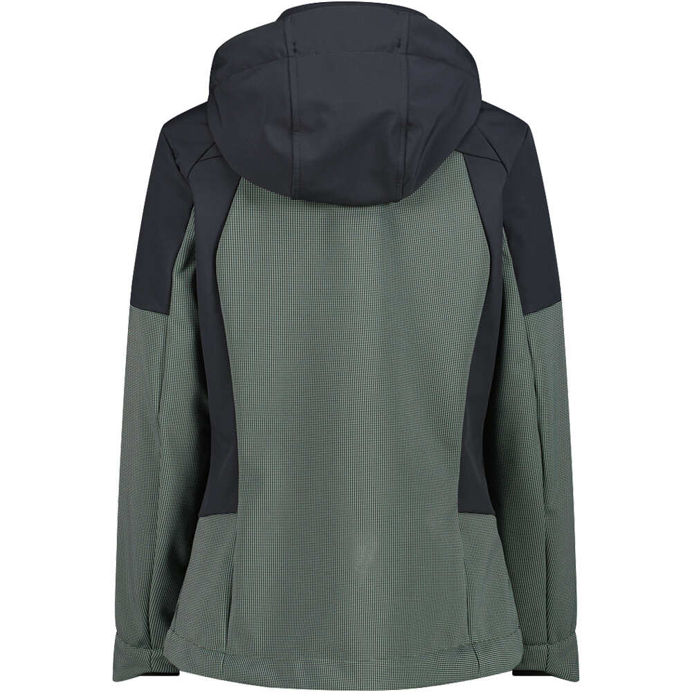 Cmp chaqueta outdoor mujer WOMAN JACKET ZIP HOOD vista trasera