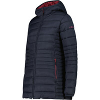Cmp chaqueta outdoor mujer WOMAN LONG JACKET FIX HOOD vista detalle