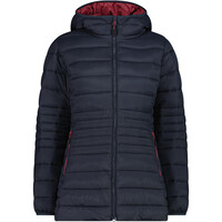 WOMAN LONG JACKET FIX HOOD