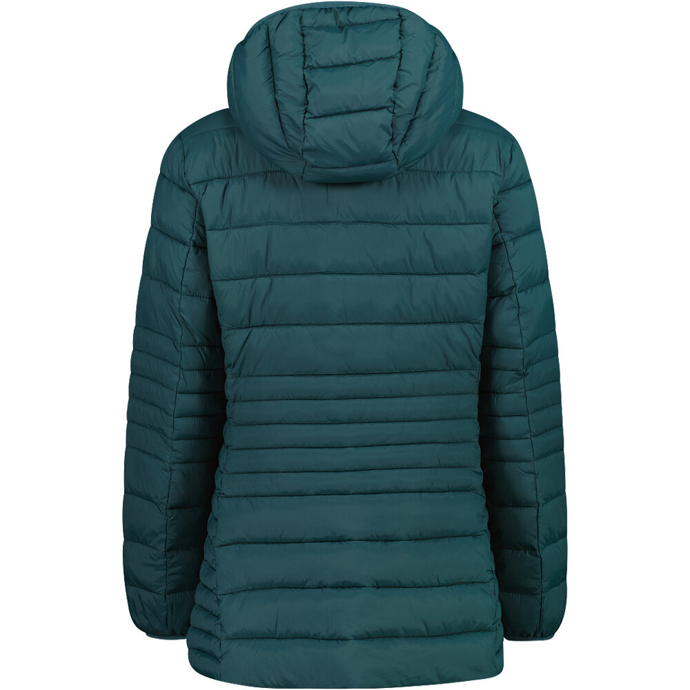 Cmp chaqueta outdoor mujer WOMAN LONG JACKET FIX HOOD vista trasera