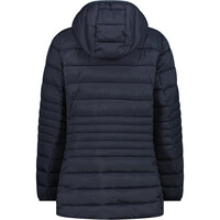Cmp chaqueta outdoor mujer WOMAN LONG JACKET FIX HOOD vista trasera