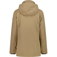 Cmp chaqueta outdoor mujer WOMAN LONG JACKET ZIP HOOD DETACHABLE INN.JACKET vista trasera