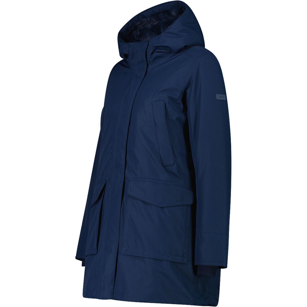 Cmp chaqueta outdoor mujer WOMAN PARKA FIX HOOD vista detalle