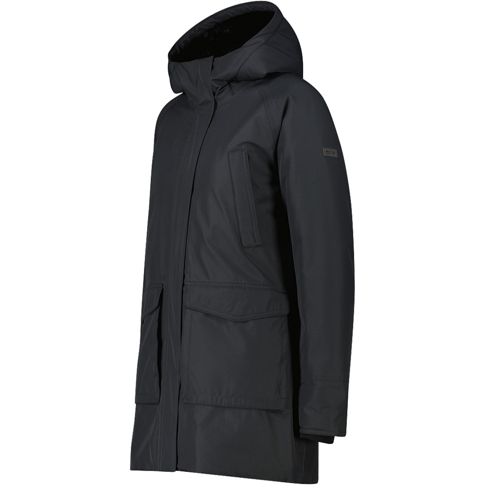 Cmp chaqueta outdoor mujer WOMAN PARKA FIX HOOD vista detalle