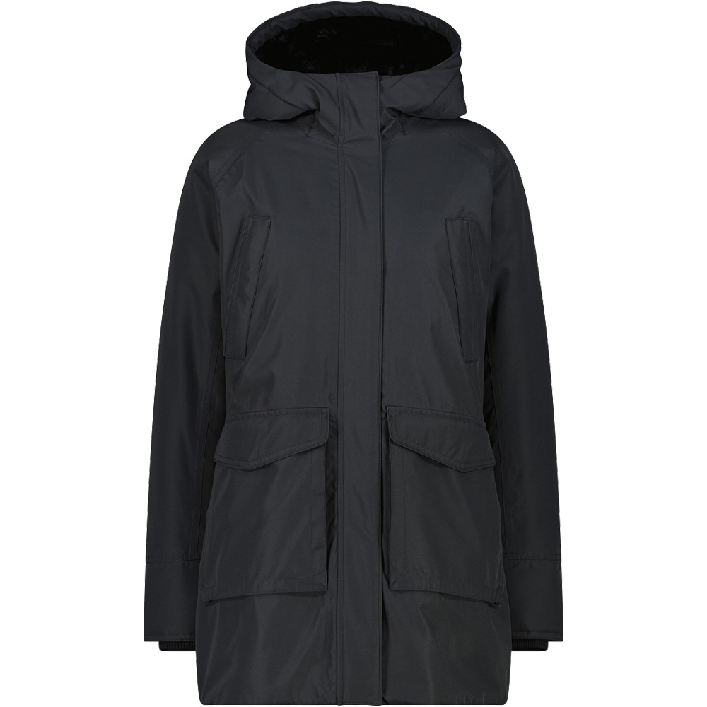 Cmp chaqueta outdoor mujer WOMAN PARKA FIX HOOD vista frontal