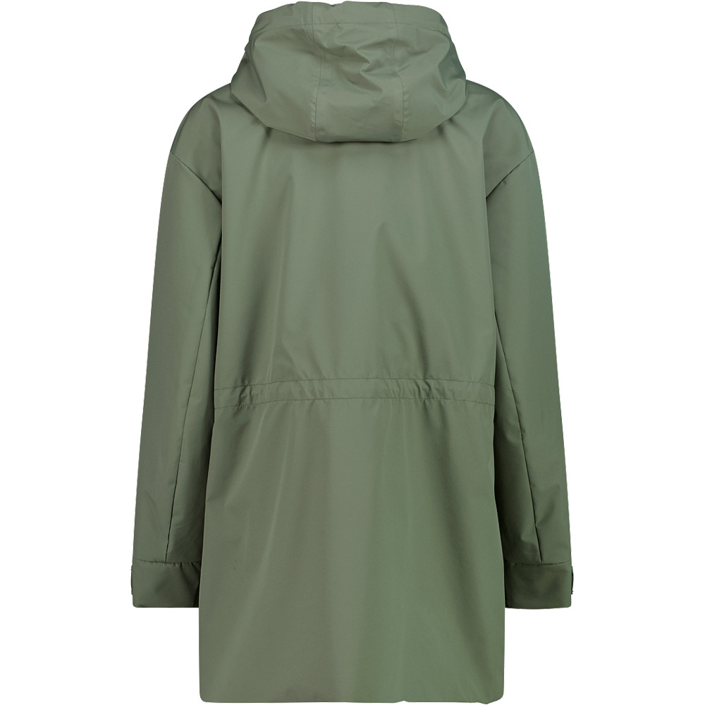 Cmp chaqueta outdoor mujer WOMAN PARKA FIX HOOD vista trasera