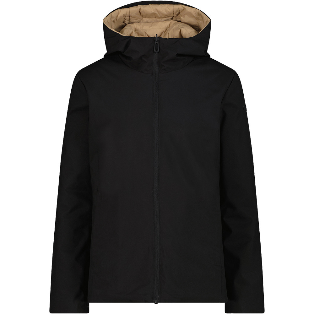 Cmp chaqueta outdoor mujer WOMAN REVERSE JACKET FIX HOOD vista frontal