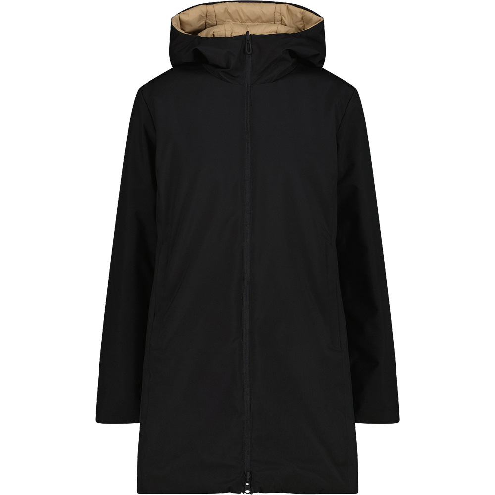 Cmp chaqueta outdoor mujer WOMAN REVERSE PARKA FIX HOOD vista frontal