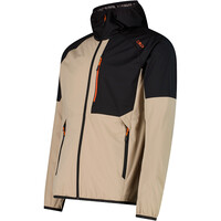 Cmp chaqueta softshell hombre MAN JACKET FIX HOOD vista detalle