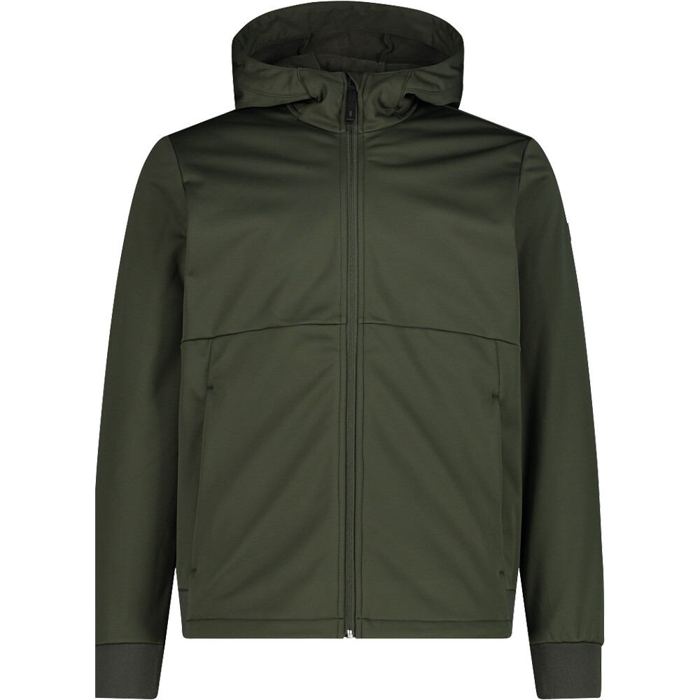 Cmp chaqueta softshell hombre MAN JACKET FIX HOOD vista frontal