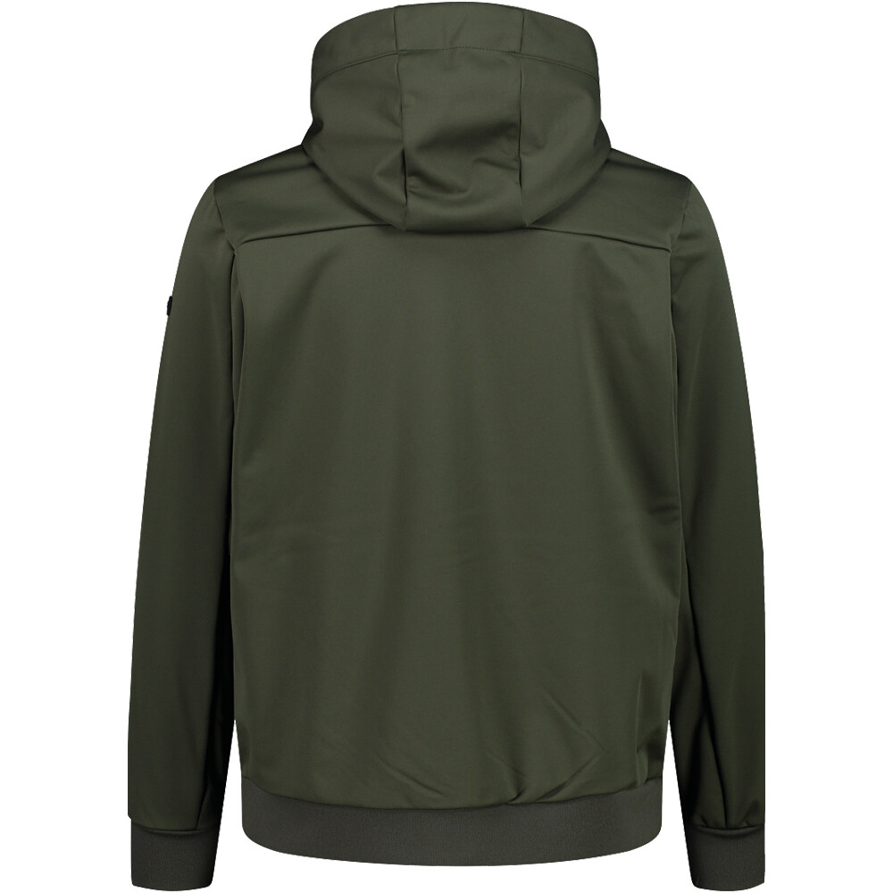 Cmp chaqueta softshell hombre MAN JACKET FIX HOOD vista trasera