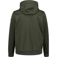 Cmp chaqueta softshell hombre MAN JACKET FIX HOOD vista trasera