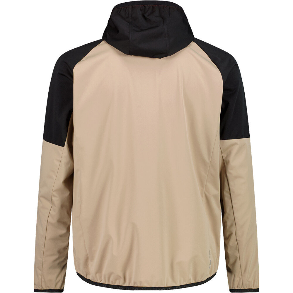 Cmp chaqueta softshell hombre MAN JACKET FIX HOOD vista trasera
