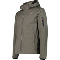 Cmp chaqueta softshell hombre MAN JACKET ZIP HOOD vista detalle