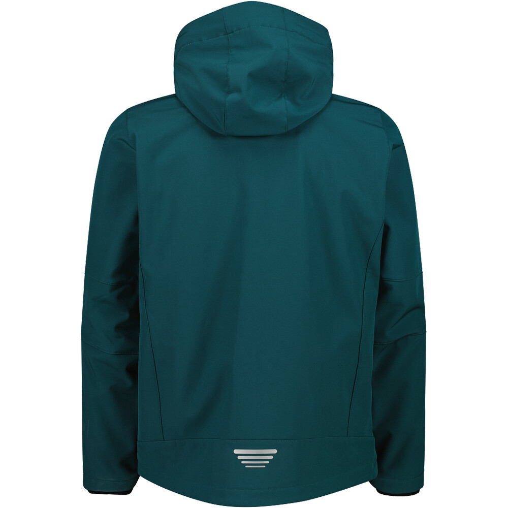 Cmp chaqueta softshell hombre MAN JACKET ZIP HOOD vista trasera